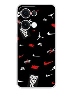 Чохол для OPPO Reno13 з картинкою «Nike Mix Pattern»