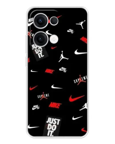 Чохол для OPPO Reno13 з картинкою «Nike Mix Pattern» Чохол для OPPO Reno13 з картинкою «Nike Mix Pattern»