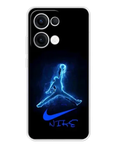 Чохол для OPPO Reno13 з картинкою «Jordan Neon Blue» Чохол для OPPO Reno13 з картинкою «Jordan Neon Blue»