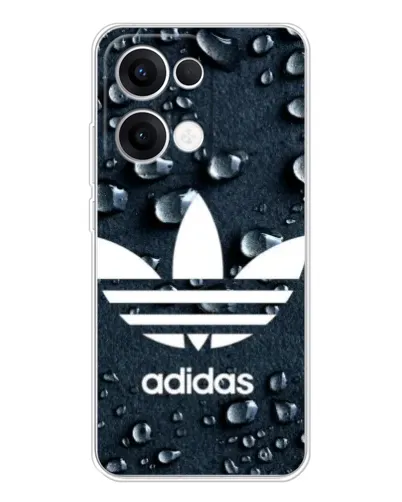 Чохол для OPPO Reno13 з картинкою «Adidas Trefoil Blue»