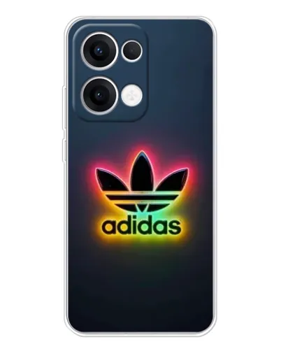Чохол для OPPO Reno13 з картинкою «Неоновий Adidas»