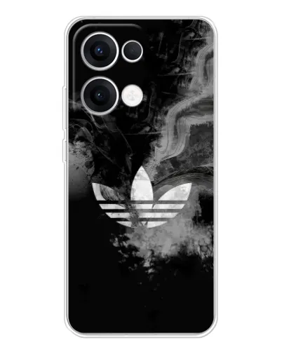 Чохол для OPPO Reno13 з картинкою «Абстрактний дим Adidas»