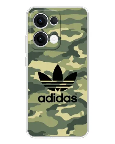 Чохол для OPPO Reno13 з картинкою «Мілітарі стиль Adidas»