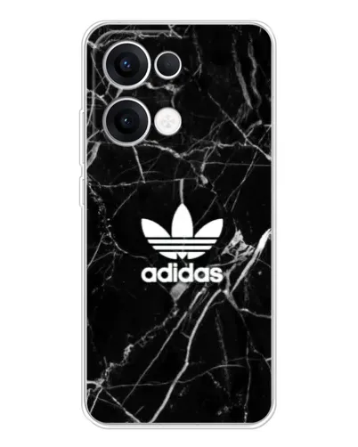 Чохол для OPPO Reno13 з картинкою «Білий мармур Adidas»