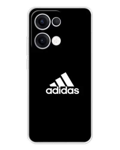 Чохол для OPPO Reno13 з картинкою «Чорна класика Adidas»