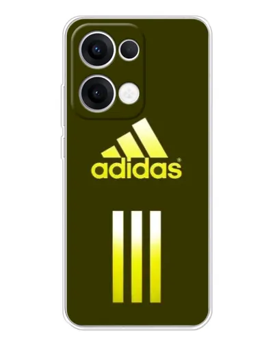 Чохол для OPPO Reno13 з картинкою «Оливковий градієнт Adidas»