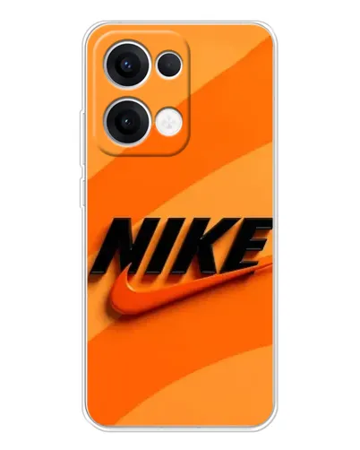 Чохол для OPPO Reno13 з картинкою «Помаранчевий драйв Nike»