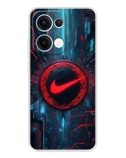 Чохол для OPPO Reno13 з картинкою «Техногенний стиль Nike»