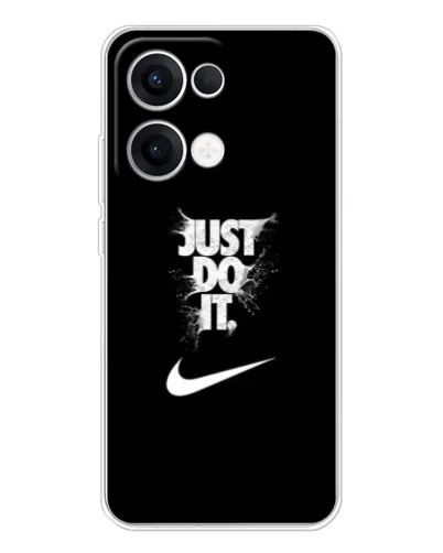 Чохол для OPPO Reno13 з картинкою «Текстовий принт Nike»