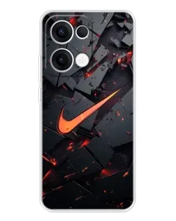 Чохол для OPPO Reno13 з картинкою «Nike — ефект розломів»