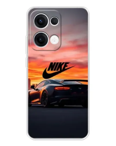 Чохол для OPPO Reno13 з картинкою «Nike та суперкар»