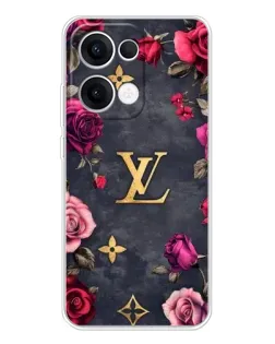 Чохол для OPPO Reno13 з картинкою «Квітковий Louis Vuitton»