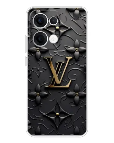 Чохол для OPPO Reno13 з картинкою «Шкіряна текстура LV»