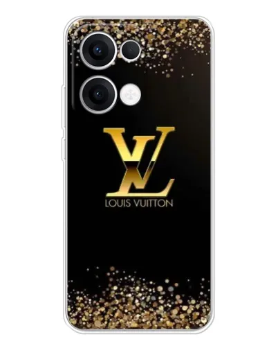 Чохол для OPPO Reno13 з картинкою «LV — золоті іскри»