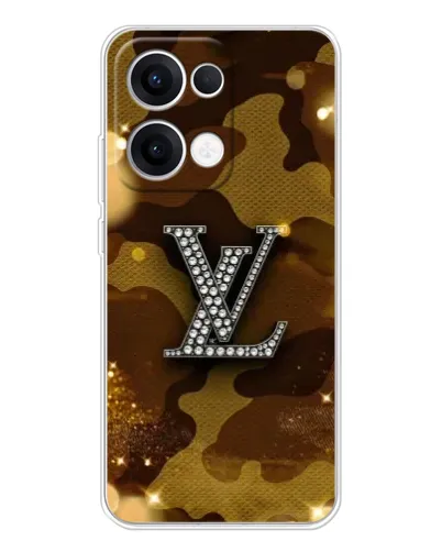 Чохол для OPPO Reno13 з картинкою «Камуфляжний Louis Vuitton»