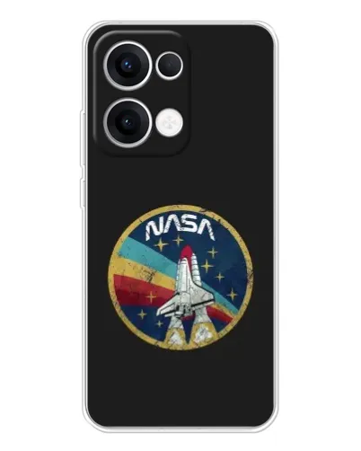 Чохол для OPPO Reno13 з картинкою «NASA — емблема місії»