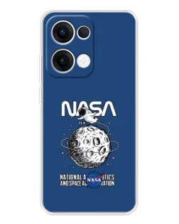 Чохол для OPPO Reno13 з картинкою «NASA — місячна місія»