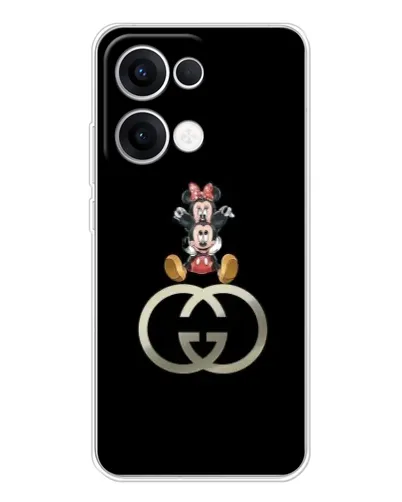 Чехол для OPPO Reno13 с картинкой «Минни Маус на лого» Чехол для OPPO Reno13 с картинкой «Минни Маус на лого»