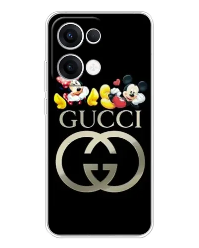Чехол для OPPO Reno13 с картинкой «Gucci — герои Disney» Чехол для OPPO Reno13 с картинкой «Gucci — герои Disney»