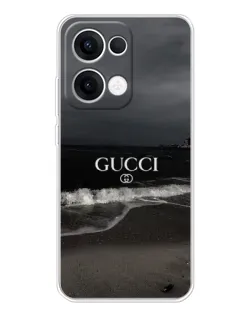 Чехол для OPPO Reno13 с картинкой «Gucci — морской прибой»
