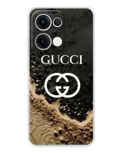 Чехол для OPPO Reno13 с картинкой «Gucci — песчаные дюны»