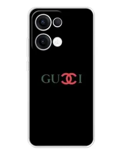Чехол для OPPO Reno13 с картинкой «Gucci — красный градиент»