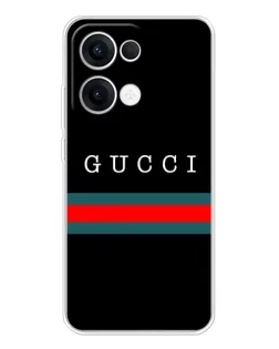 Чехол для OPPO Reno13 с картинкой «Gucci — красный пояс»