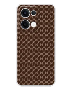 Чехол для OPPO Reno13 с картинкой «Gucci — шоколадная сетка»