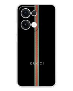 Чехол для OPPO Reno13 с картинкой «Gucci — строгая линия»