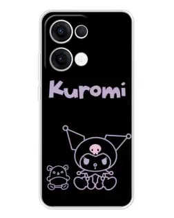 Чохол для OPPO Reno13 з картинкою «Kuromi — чорний мінімалізм» Чохол для OPPO Reno13 з картинкою «Kuromi — чорний мінімалізм»