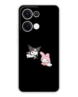 Чохол для OPPO Reno13 з картинкою «My Melody та Kuromi»