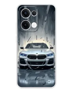 Чехол для OPPO Reno13 с картинкой «BMW в свете фар»