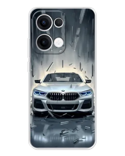 Чехол для OPPO Reno13 с картинкой «BMW в свете фар» Чехол для OPPO Reno13 с картинкой «BMW в свете фар»