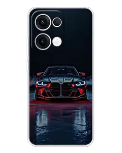 Чехол для OPPO Reno13 с картинкой «BMW на мокрой дороге»