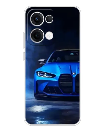 Чехол для OPPO Reno13 с картинкой «Голубая BMW M4» Чехол для OPPO Reno13 с картинкой «Голубая BMW M4»