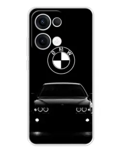 Чехол для OPPO Reno13 с картинкой «BMW — взгляд из темноты»