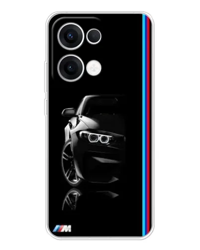 Чехол для OPPO Reno13 с картинкой «Силуэт BMW в темноте» Чехол для OPPO Reno13 с картинкой «Силуэт BMW в темноте»