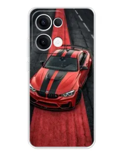 Чехол для OPPO Reno13 с картинкой «BMW на красной дорожке»