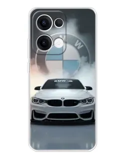 Чохол для OPPO Reno13 з картинкою «BMW в білому диму» Чохол для OPPO Reno13 з картинкою «BMW в білому диму»