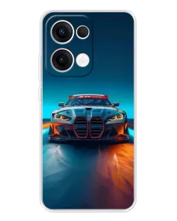 Чохол для OPPO Reno13 з картинкою «BMW — вогні неону» Чохол для OPPO Reno13 з картинкою «BMW — вогні неону»