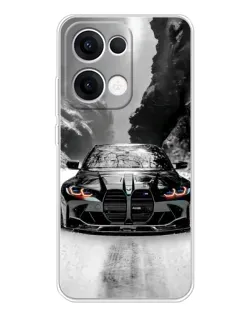 Чохол для OPPO Reno13 з картинкою «BMW — акварельний дрифт» Чохол для OPPO Reno13 з картинкою «BMW — акварельний дрифт»