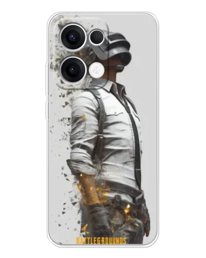 Чохол для OPPO Reno13 з картинкою «PUBG — боєць у пилу»