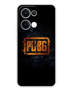 Чохол для OPPO Reno13 з картинкою «PUBG — золотий логотип»