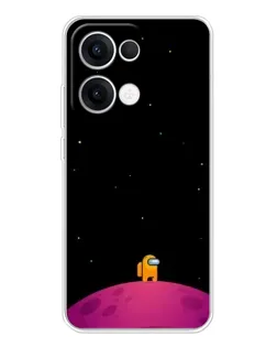 Чохол для OPPO Reno13 з картинкою «Самотній герой на планеті»
