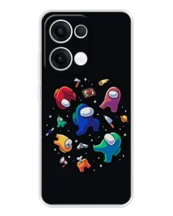 Чохол для OPPO Reno13 з картинкою «Among Us космос»