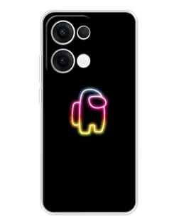 Чохол для OPPO Reno13 з картинкою «Among Us градієнт»