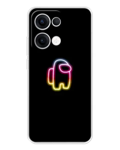 Чехол для OPPO Reno13 с картинкой «Among Us градиент»