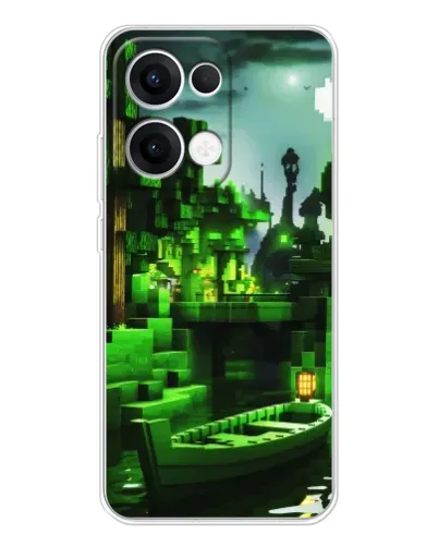 Чехол для OPPO Reno13 с картинкой «Minecraft лесной пейзаж» Чехол для OPPO Reno13 с картинкой «Minecraft лесной пейзаж»
