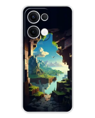 Чехол для OPPO Reno13 с картинкой «Вид из пещеры» Чехол для OPPO Reno13 с картинкой «Вид из пещеры»