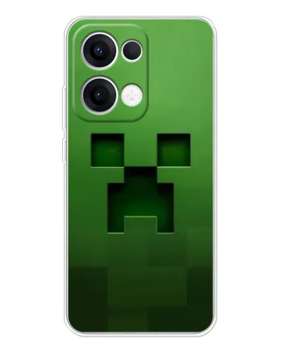 Чехол для OPPO Reno13 с картинкой «Крипер микро-дизайн» Чехол для OPPO Reno13 с картинкой «Крипер микро-дизайн»